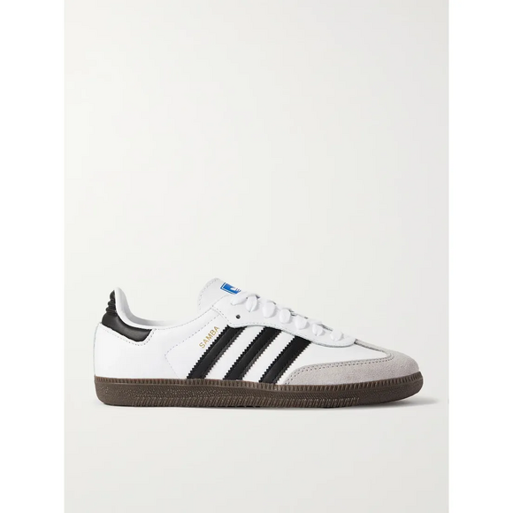 Adidas Originals Shoes - Adidas Originals Samba OG leather and suede sneakers in White